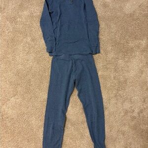 Kids GAP Long Sleeve Pajama Set - Navy